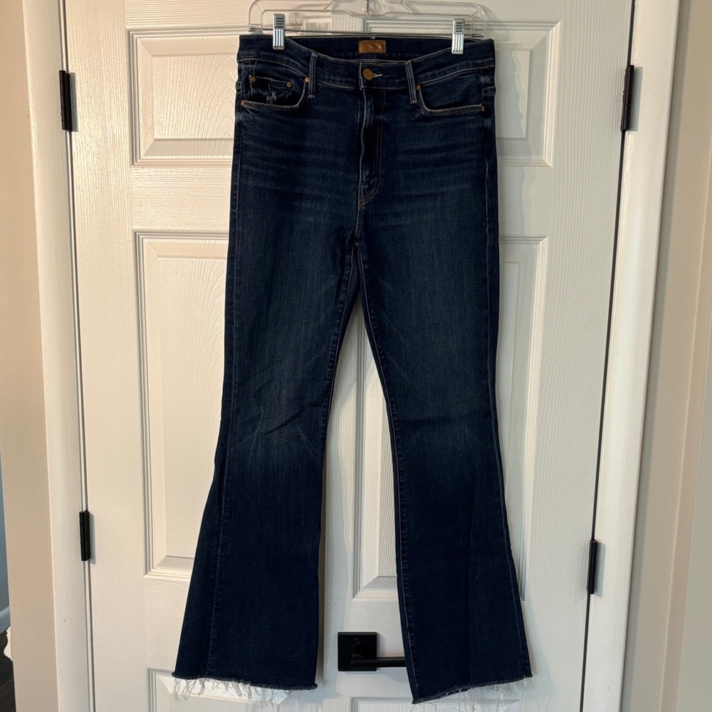 MOTHER Women's Dark Blue Jeans